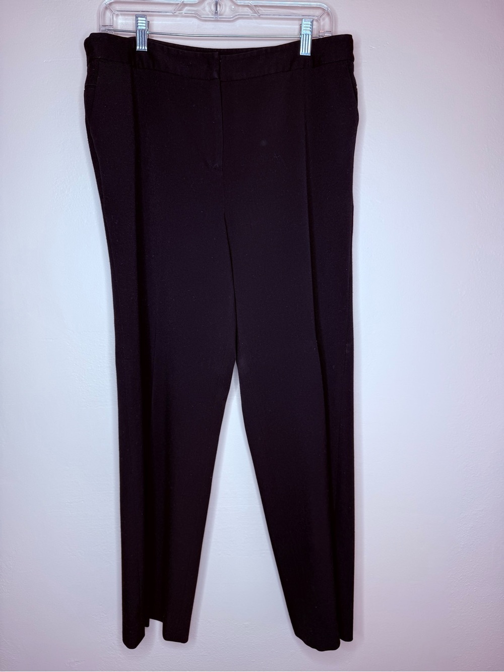 Rafaella Black Straight Leg Dress Trousers Size 14